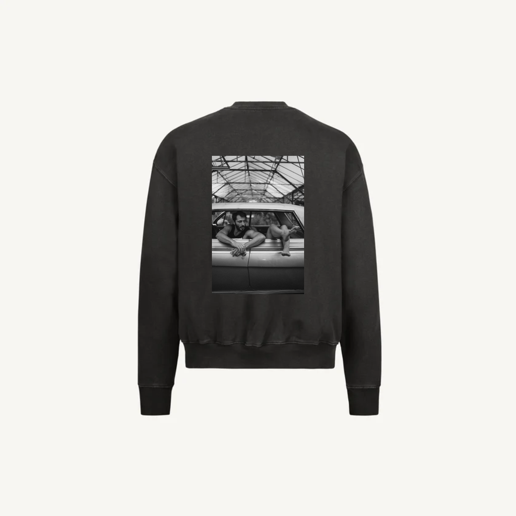 Crewneck Vintage Black Braňo 01