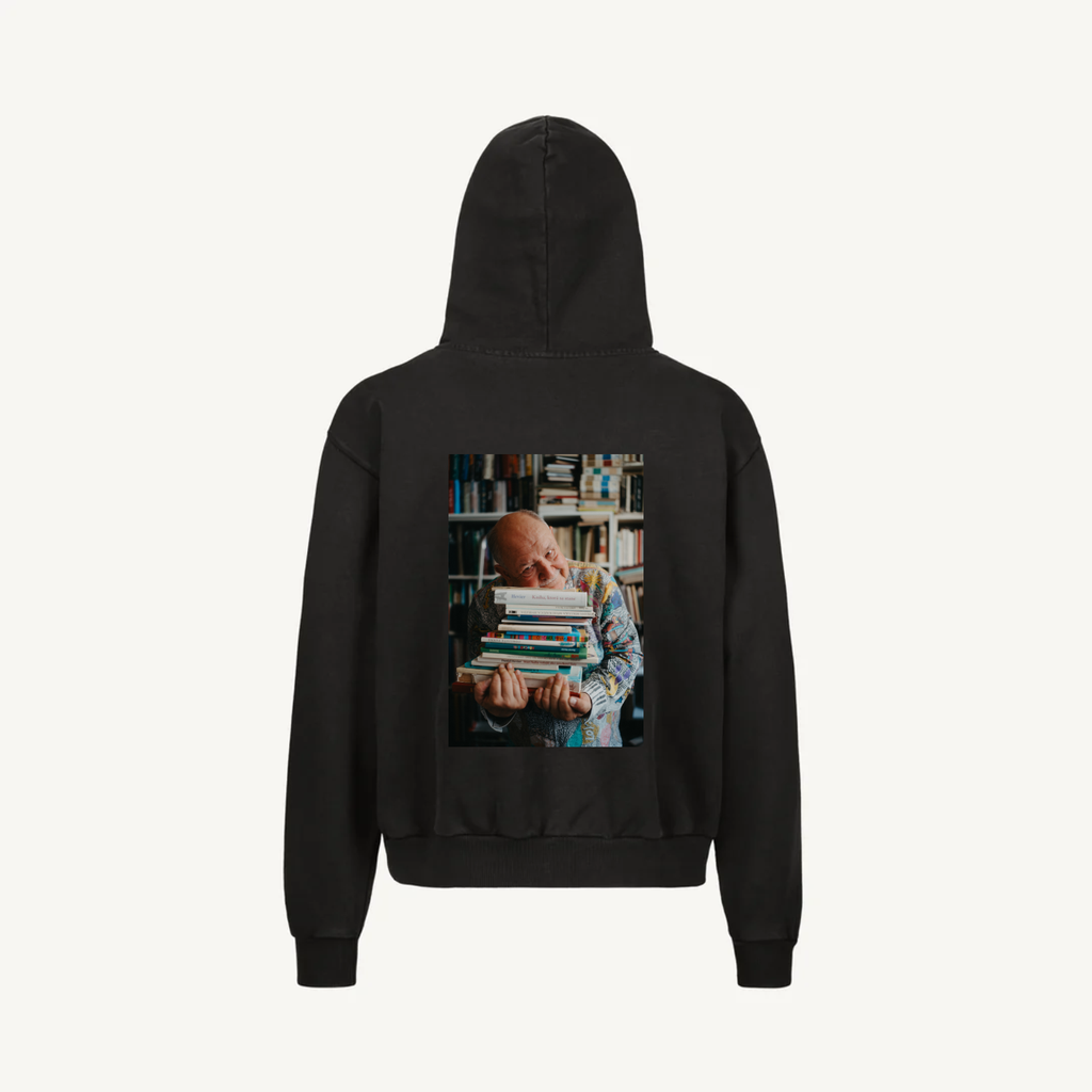 Hoodie Vintage Black Zip Daniel 01