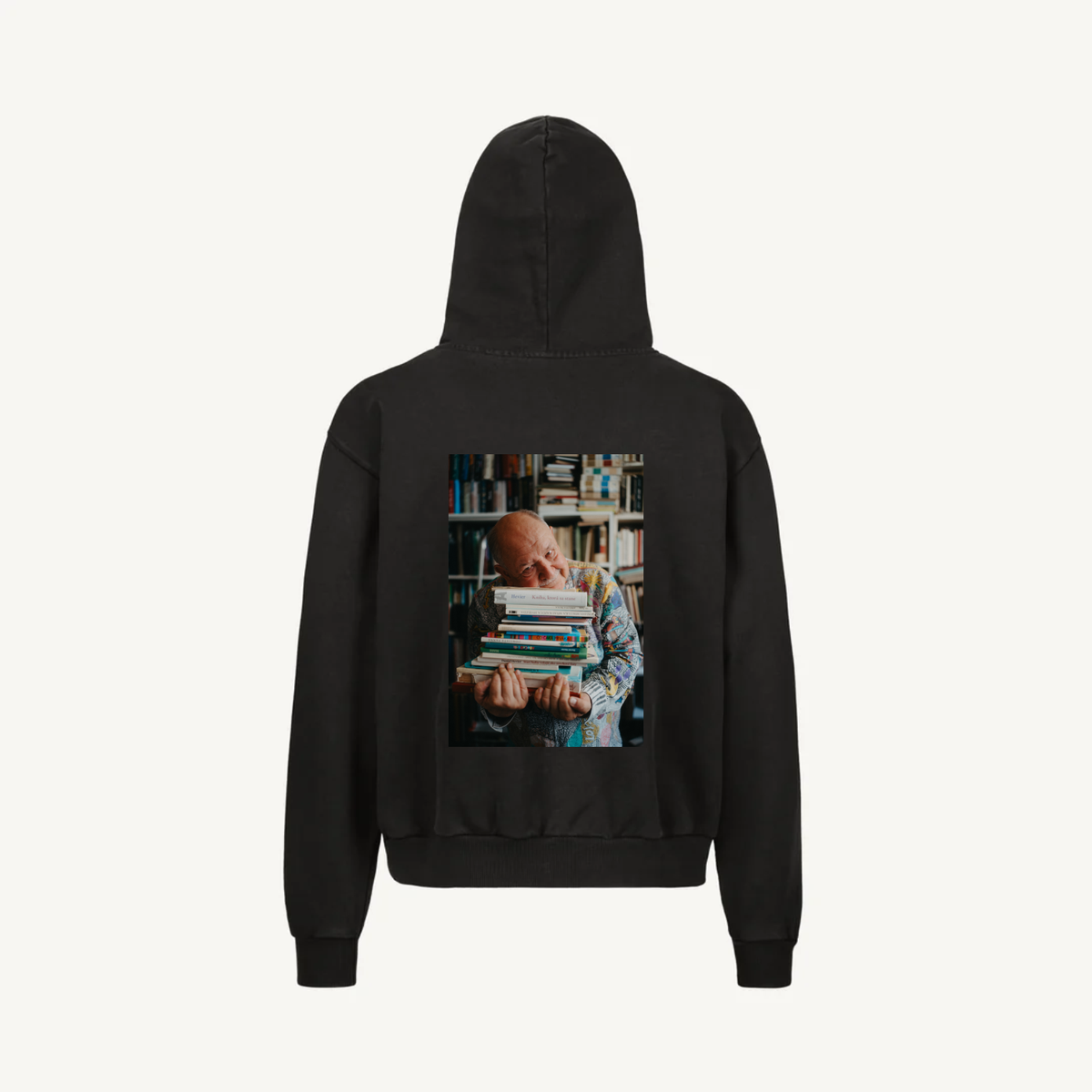 Hoodie Vintage Black Zip Daniel 01