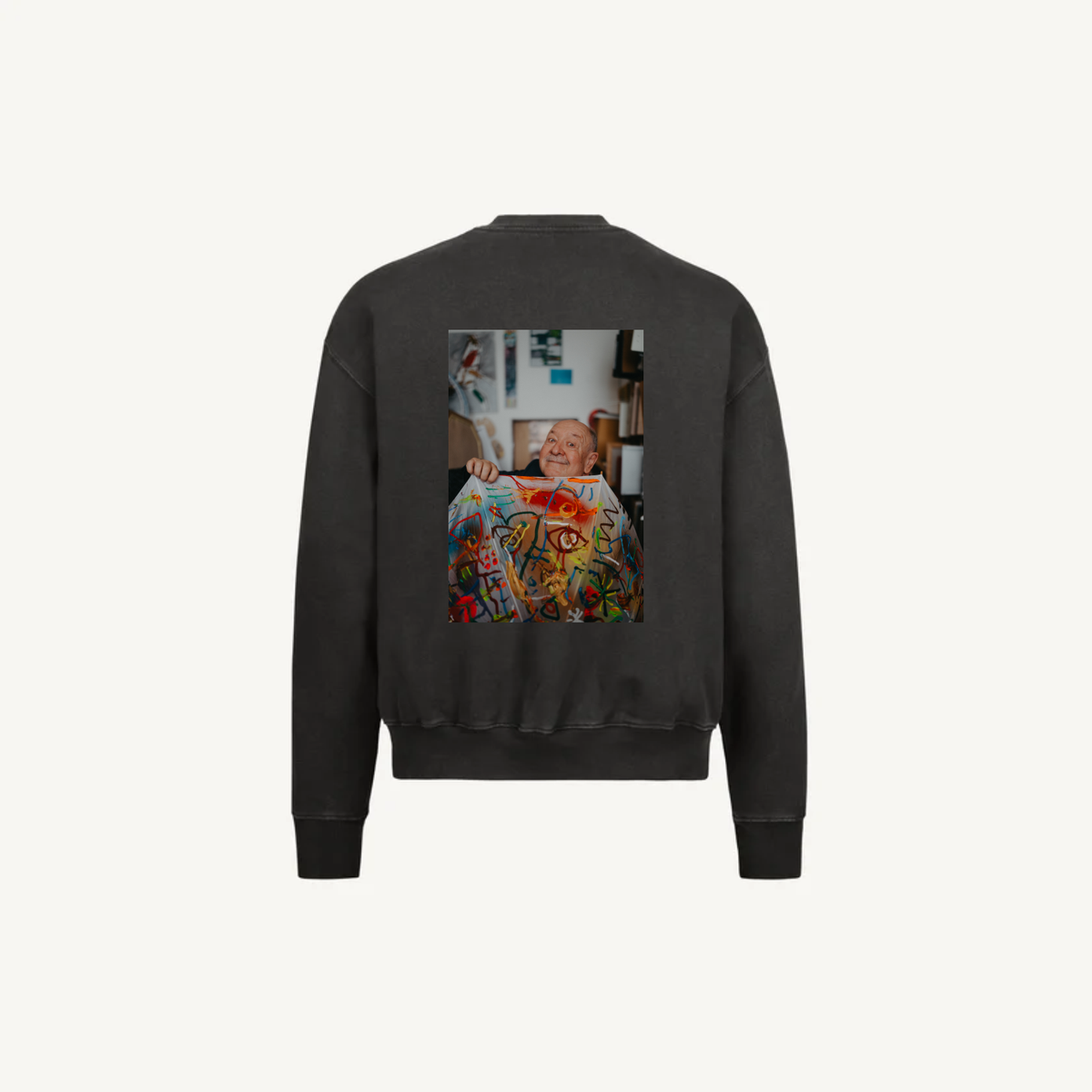 Crewneck Vintage Black Daniel 03