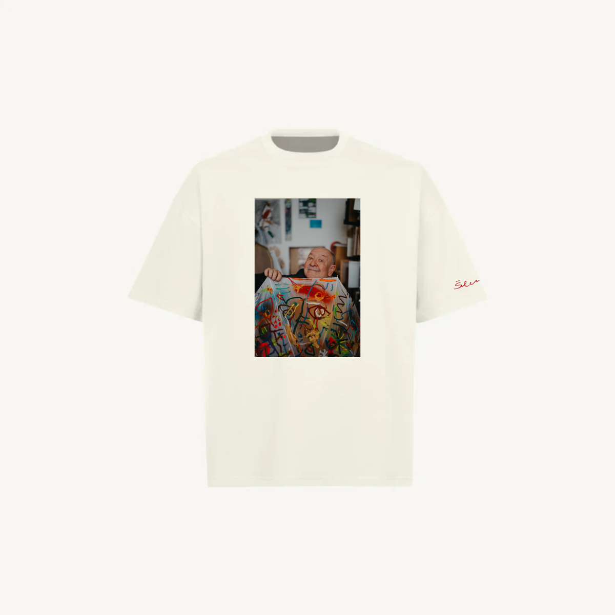 T-Shirt Vintage White Daniel 03