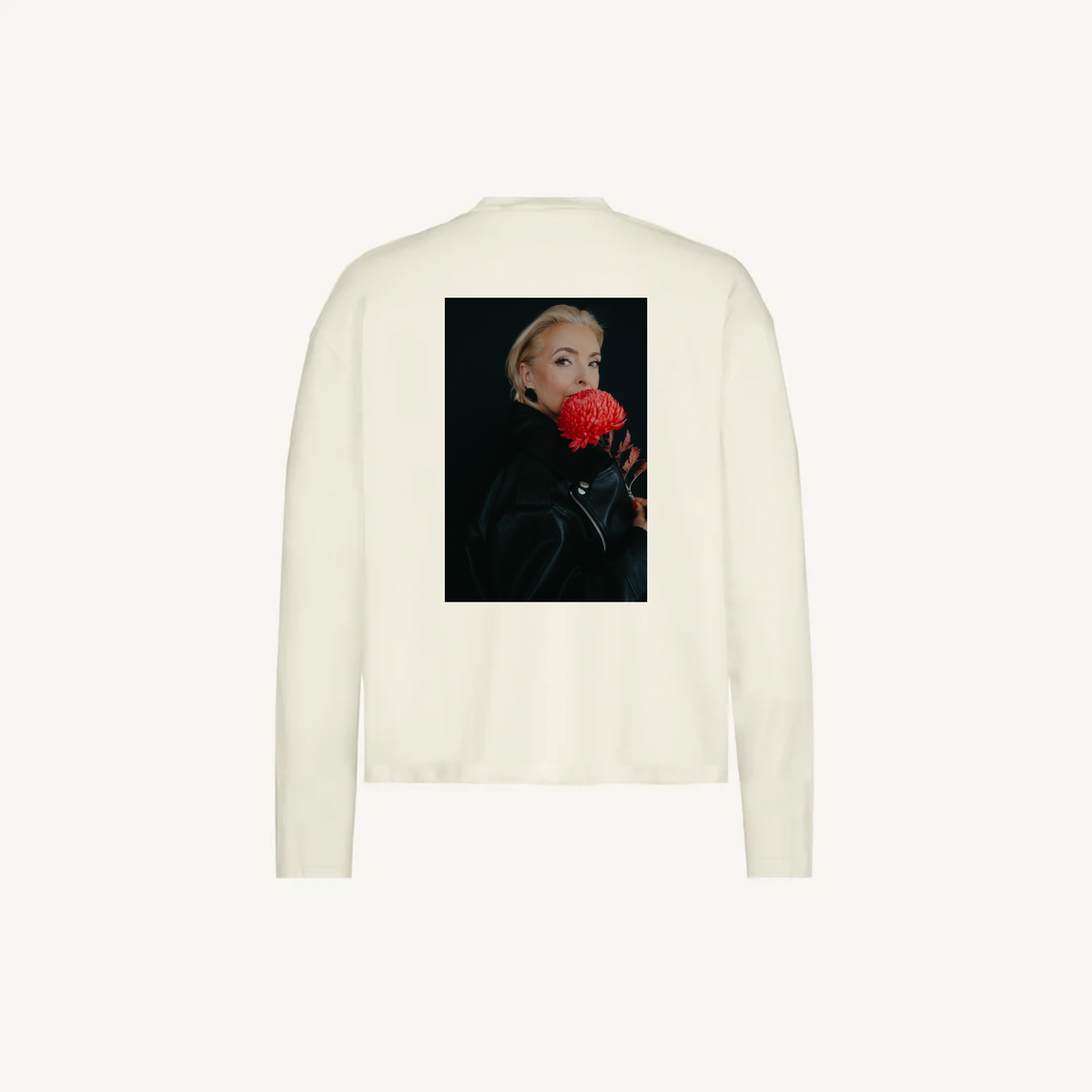 Longsleeve Vintage White Eva 01