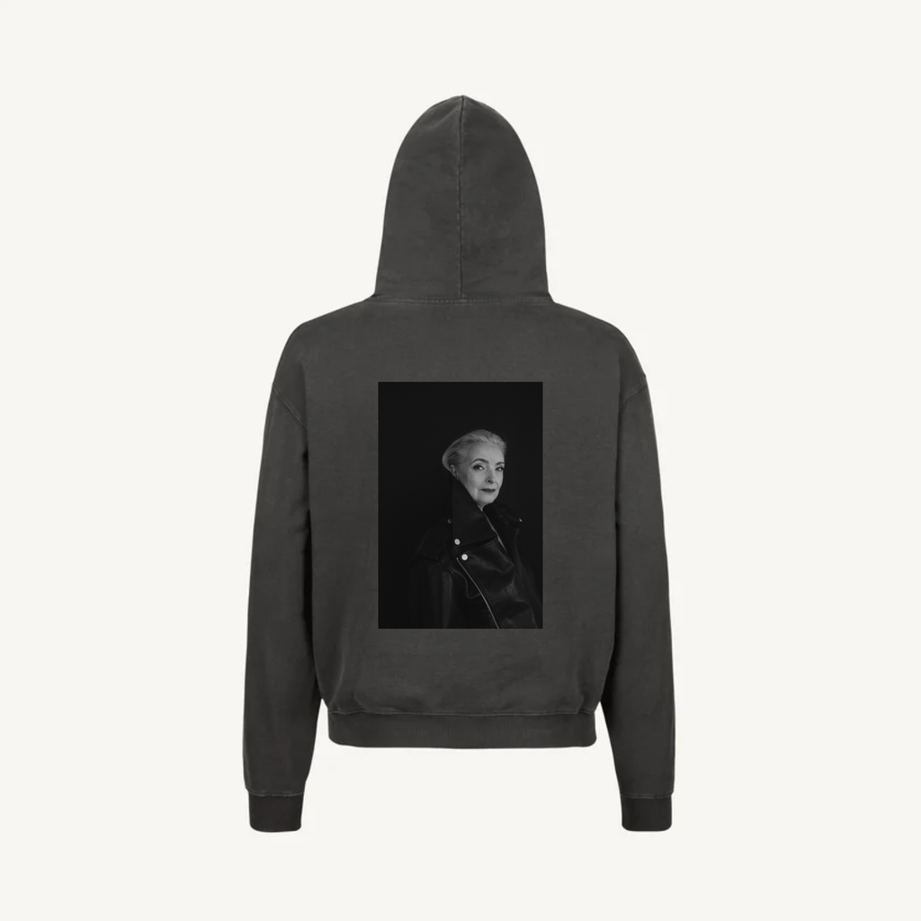 Hoodie Vintage Black Eva 02