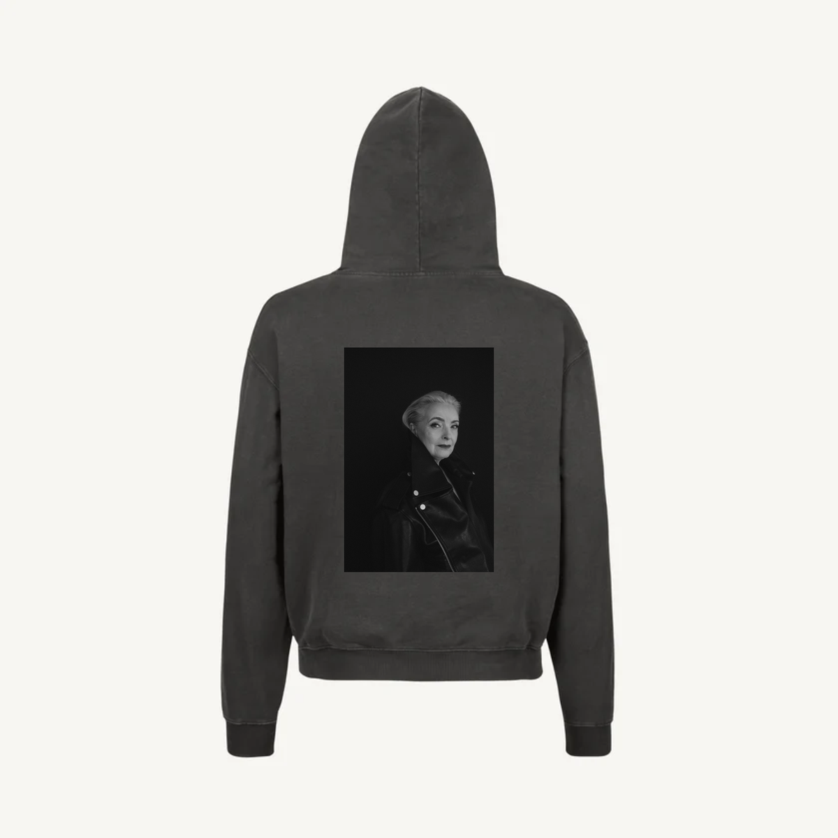 Hoodie Vintage Black Eva 02