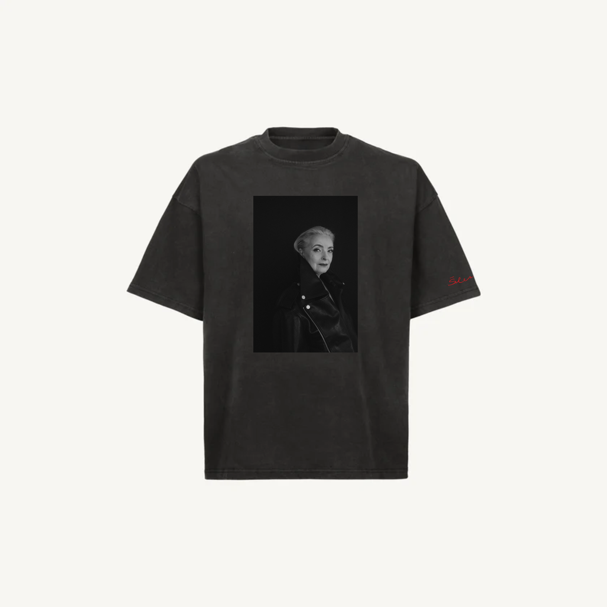 T-Shirt Vintage Black Eva 02