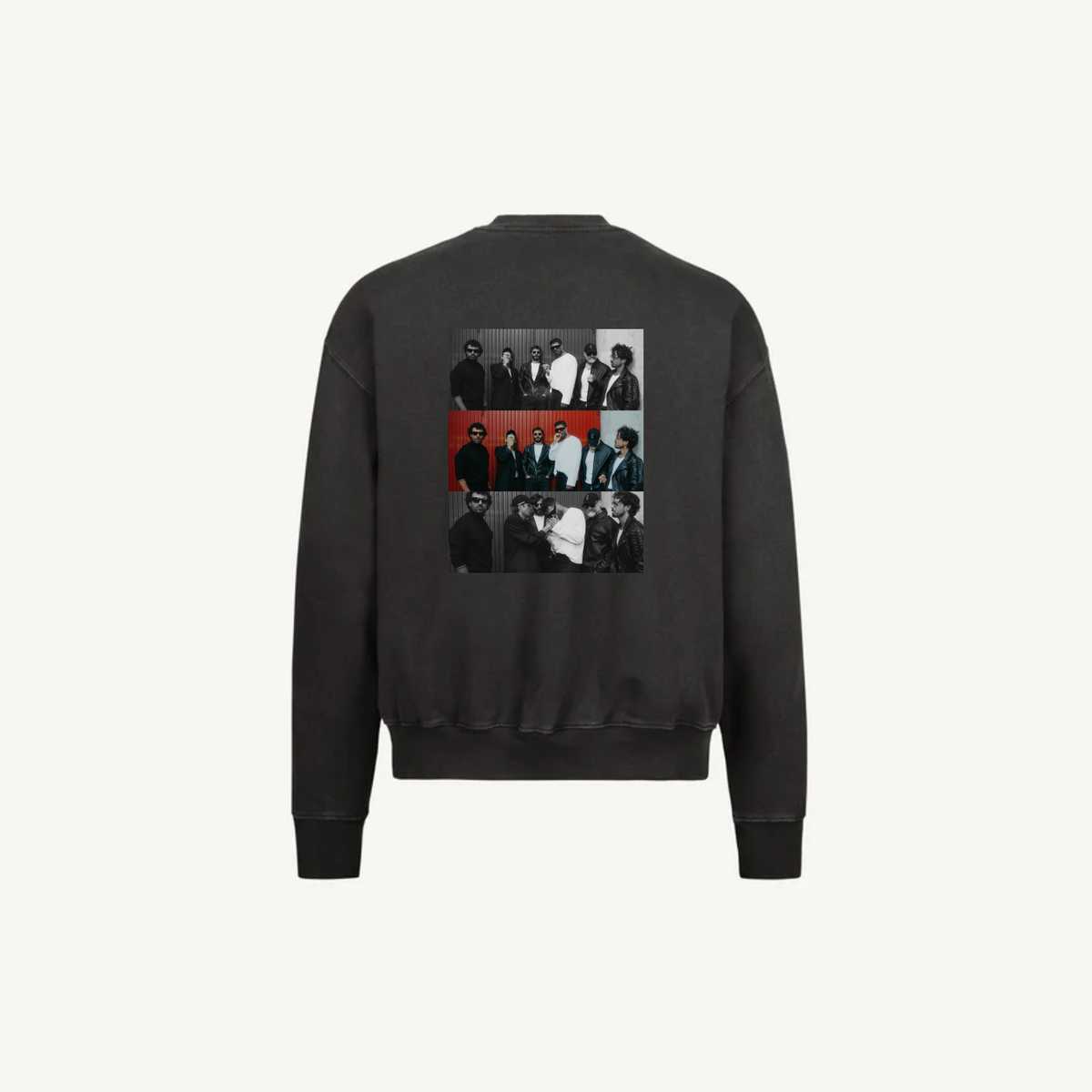 Crewneck Vintage Black Herci 03