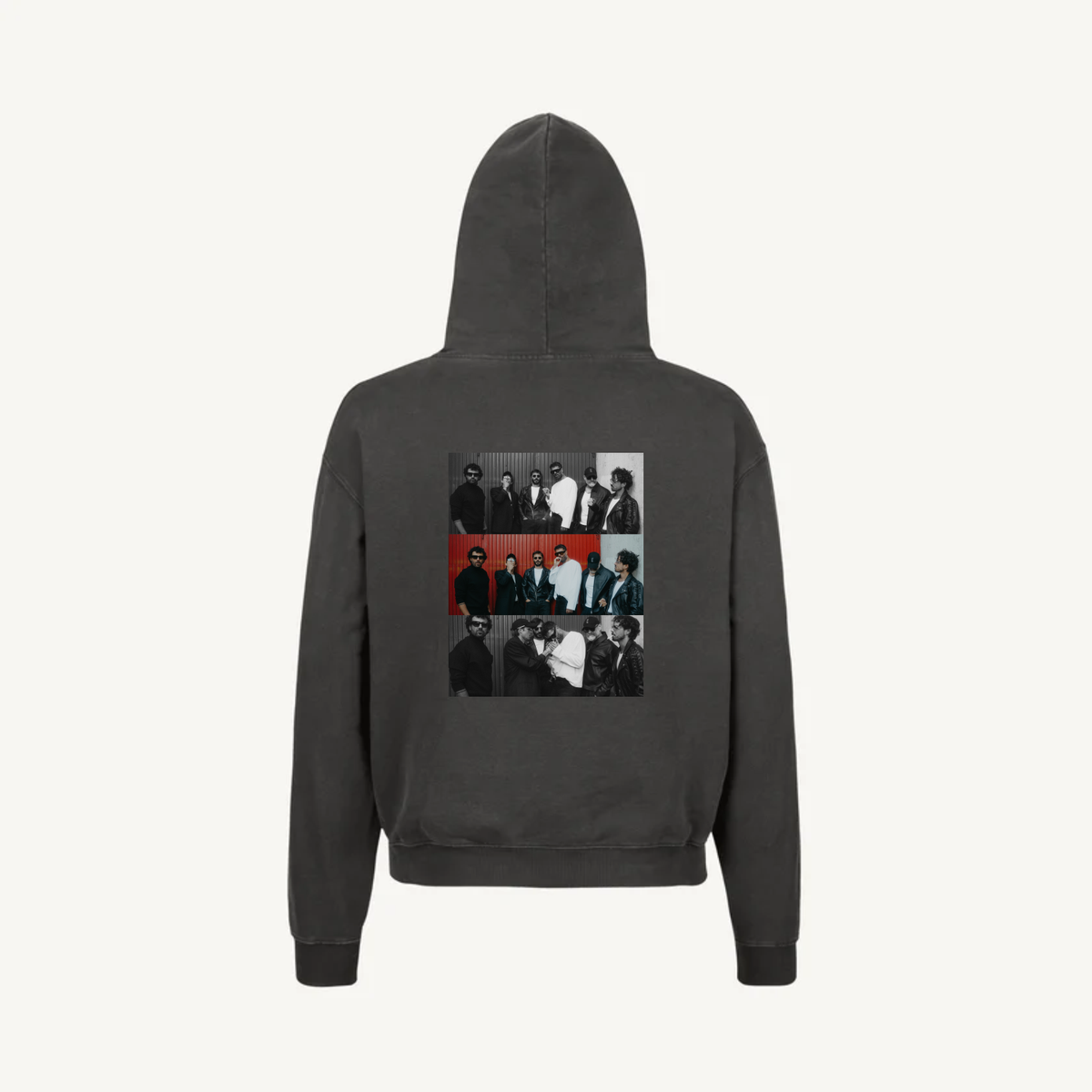 Hoodie Vintage Black Herci 03