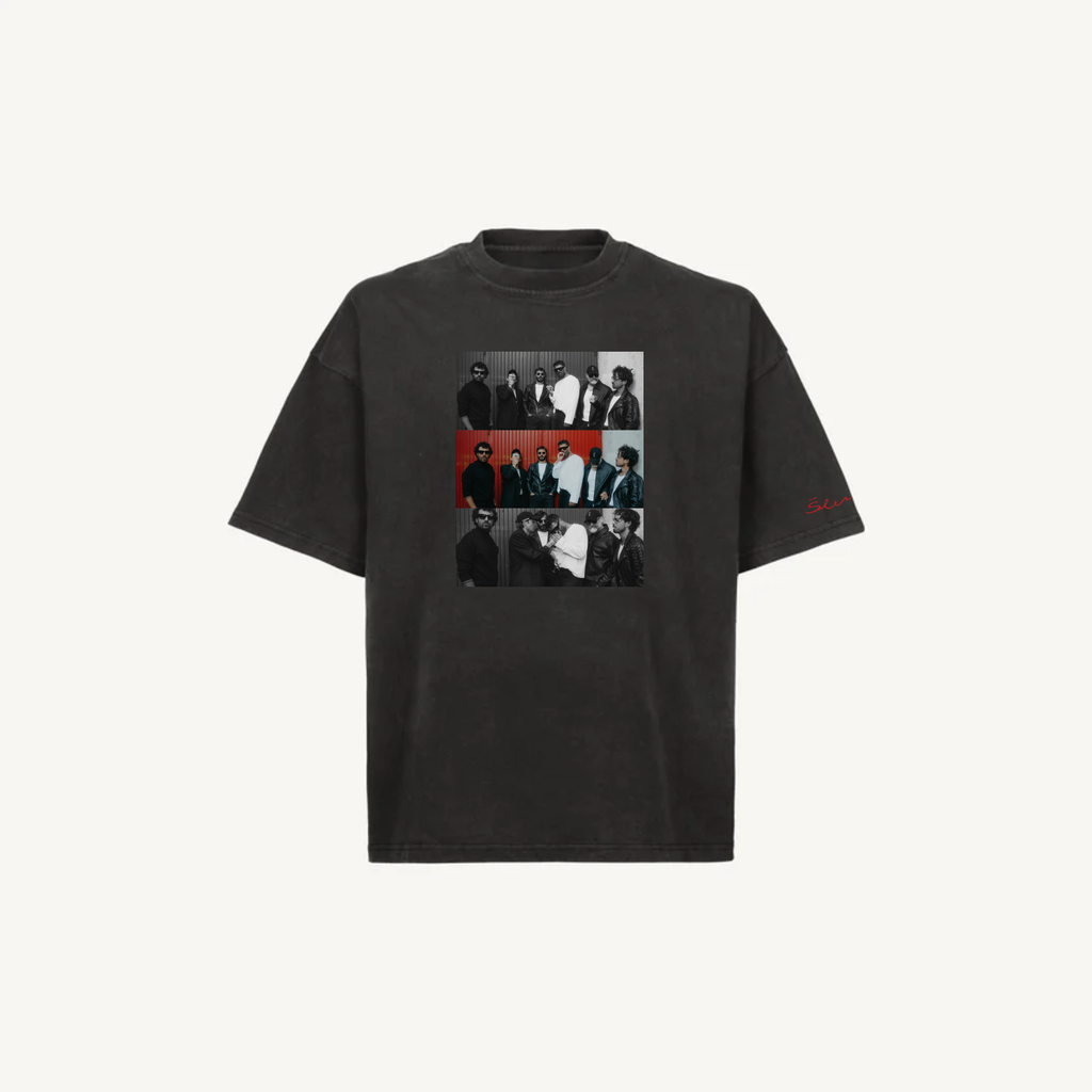 T-Shirt Vintage Black Herci 03