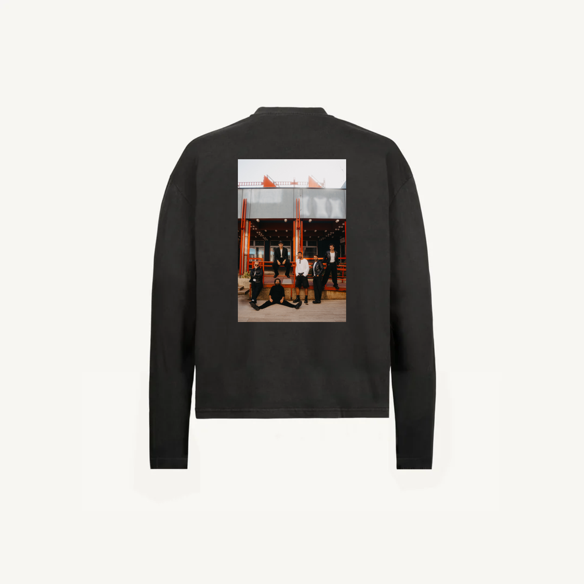 Longsleeve Vintage Black Herci 04