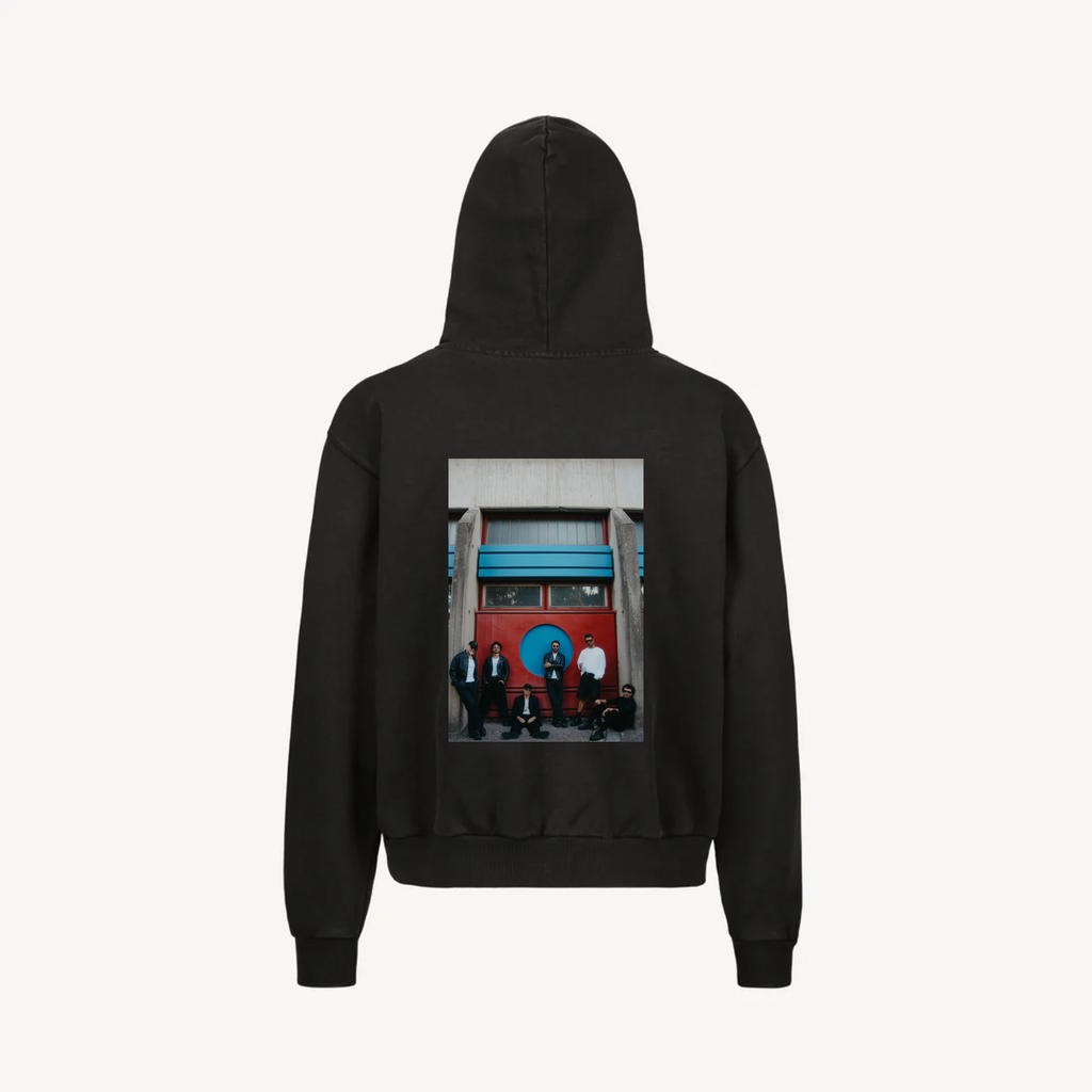 Hoodie Vintage Black Zip Herci 05