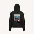 Hoodie Vintage Black Zip Herci 05