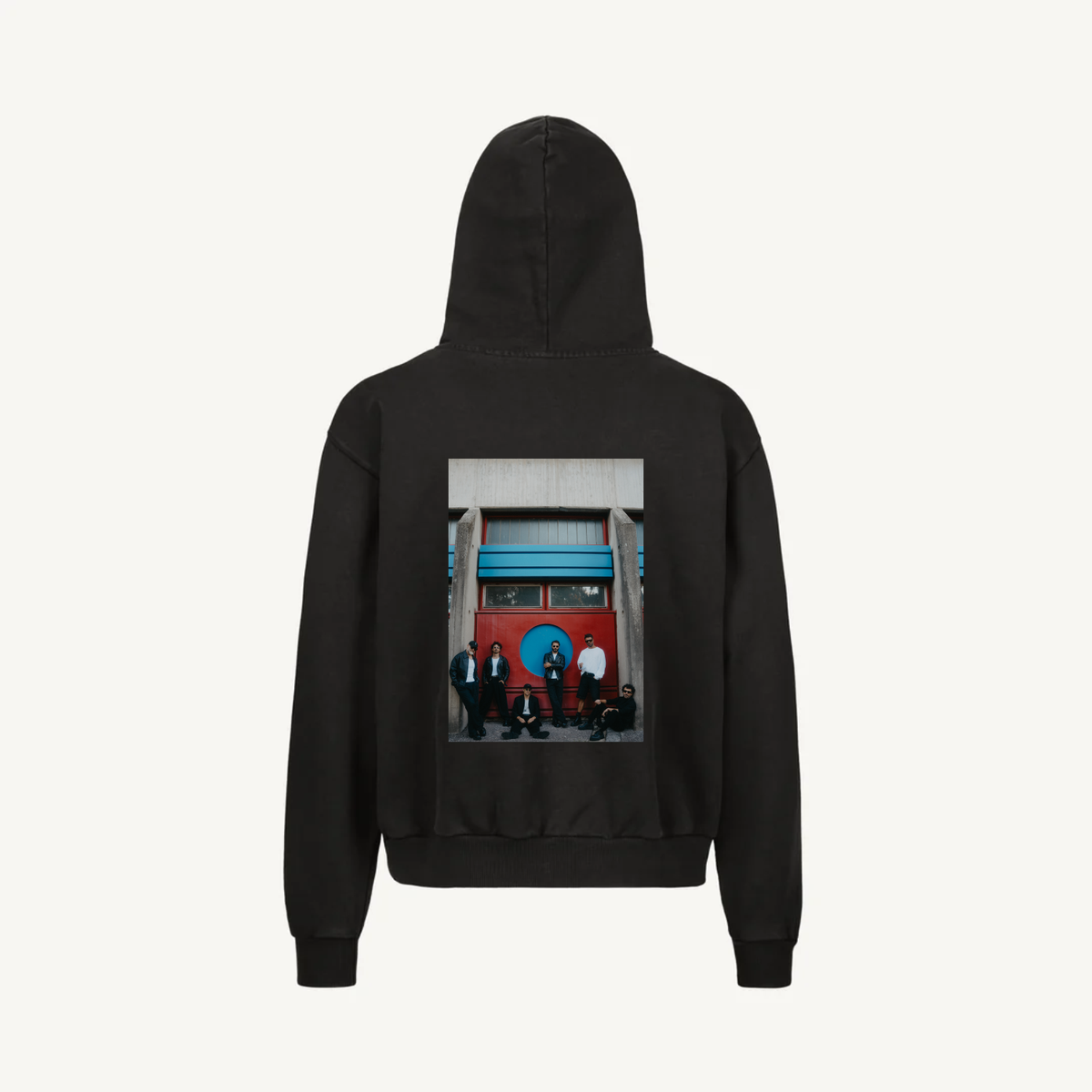 Hoodie Vintage Black Zip Herci 05
