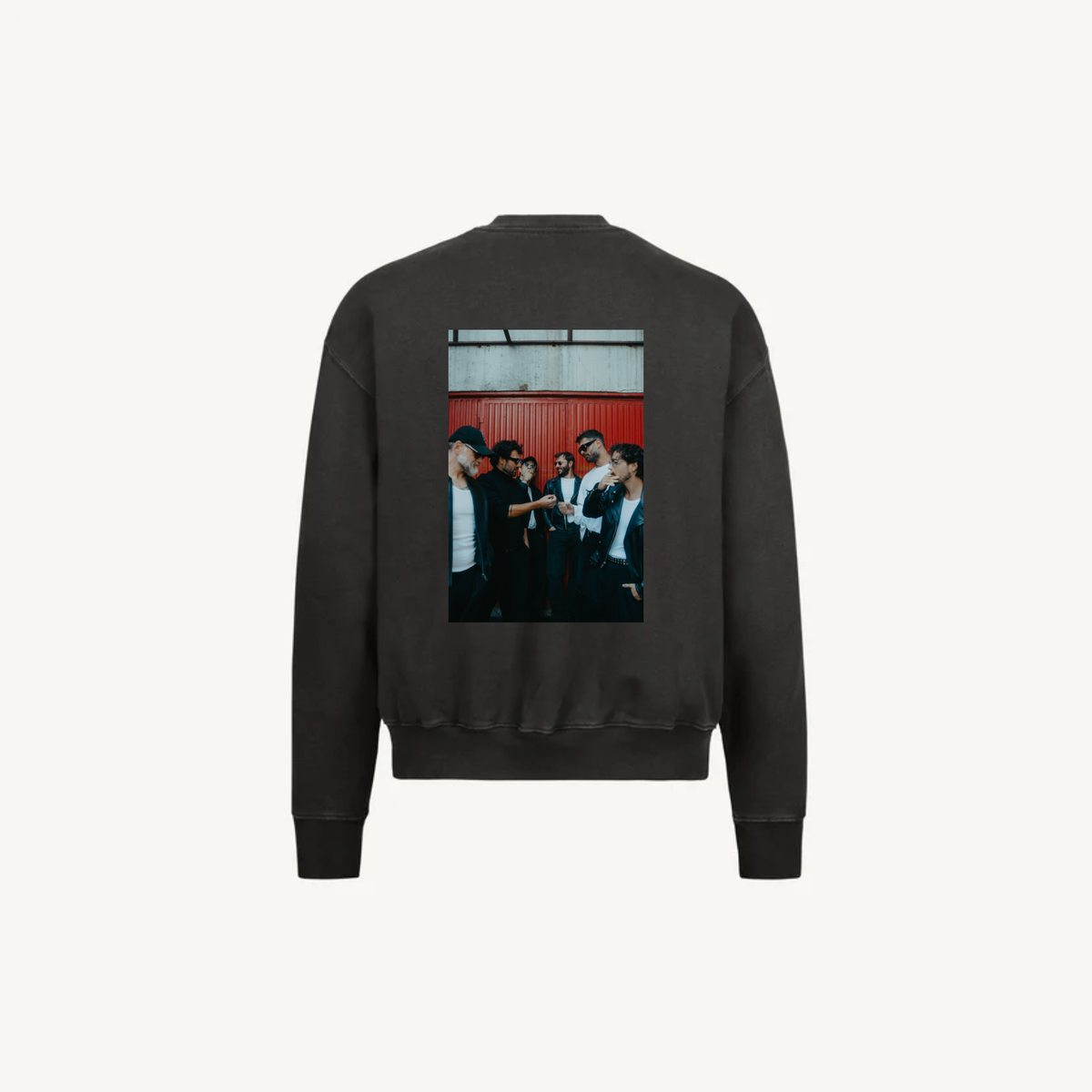 Crewneck Vintage Black Herci 06