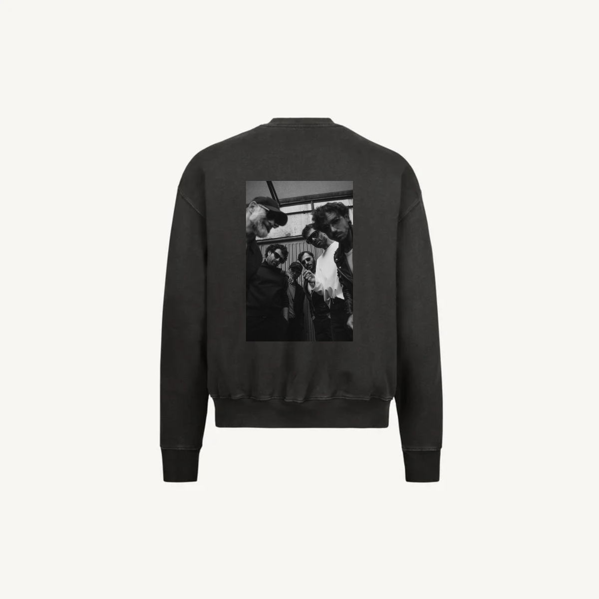 Crewneck Vintage Black Herci 07