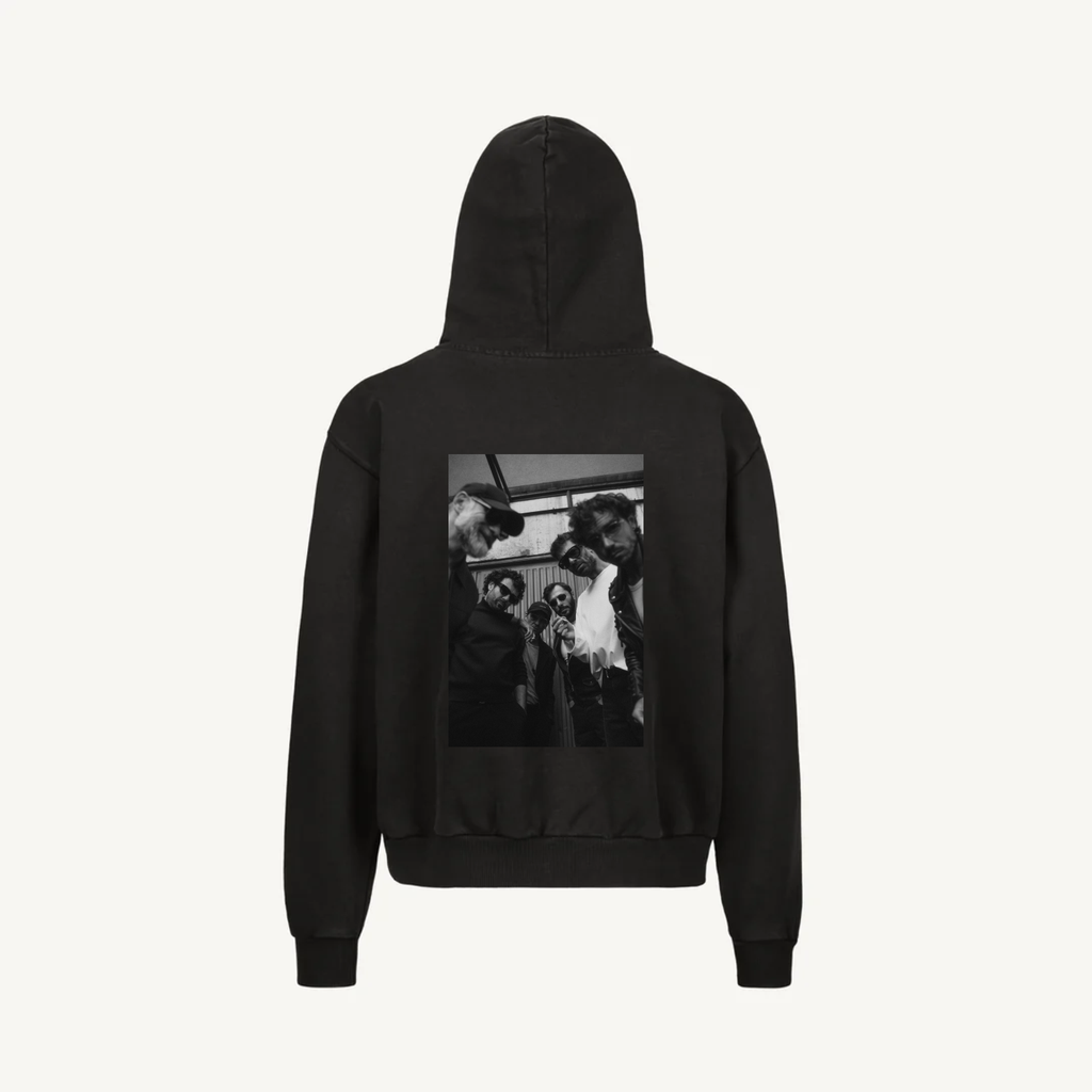 Hoodie Vintage Black Zip Herci 07