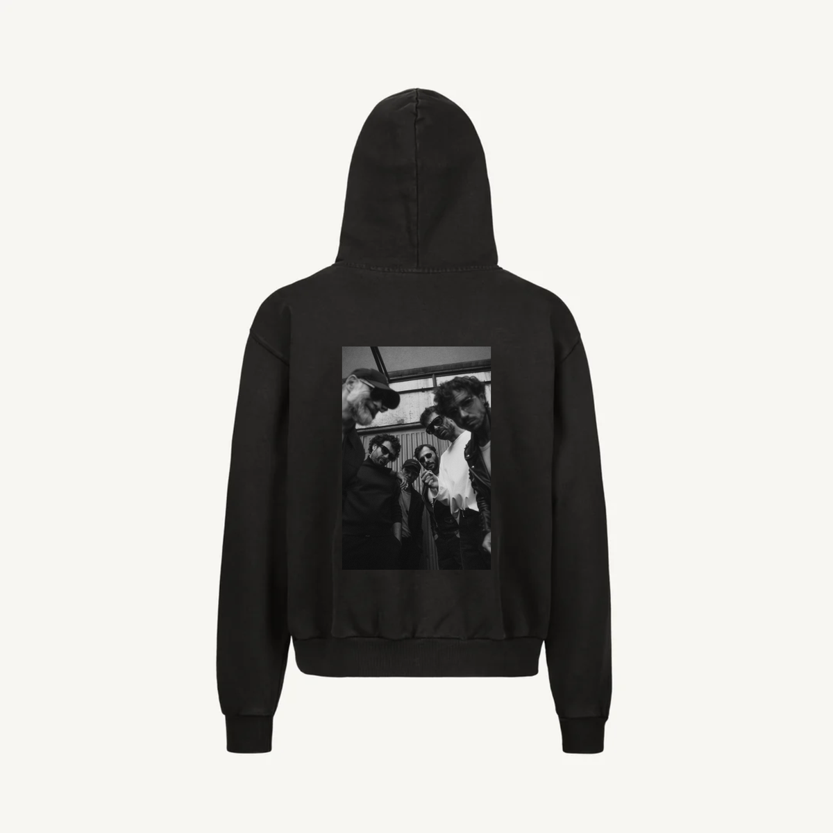 Hoodie Vintage Black Zip Herci 07