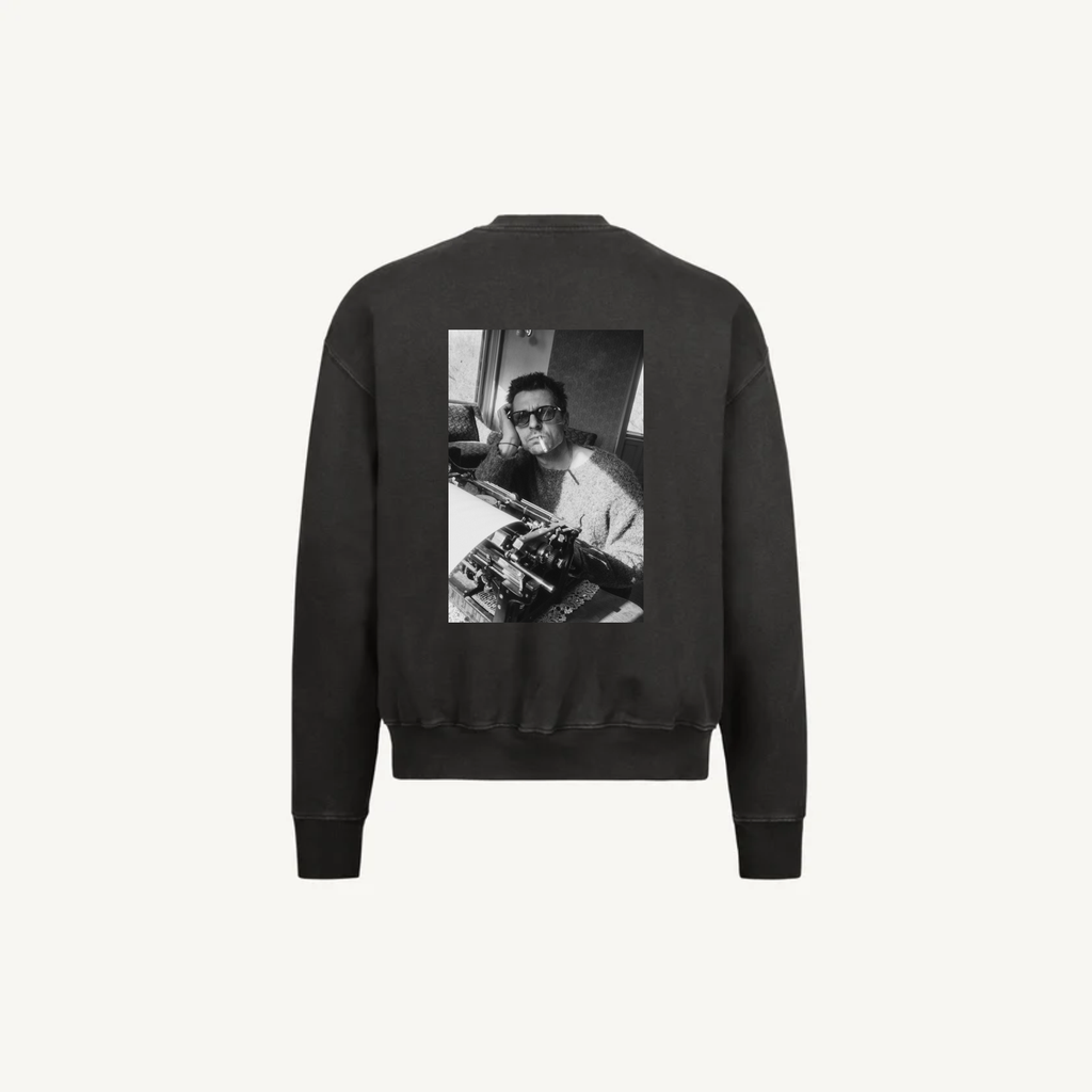 Crewneck Vintage Black Juraj 01