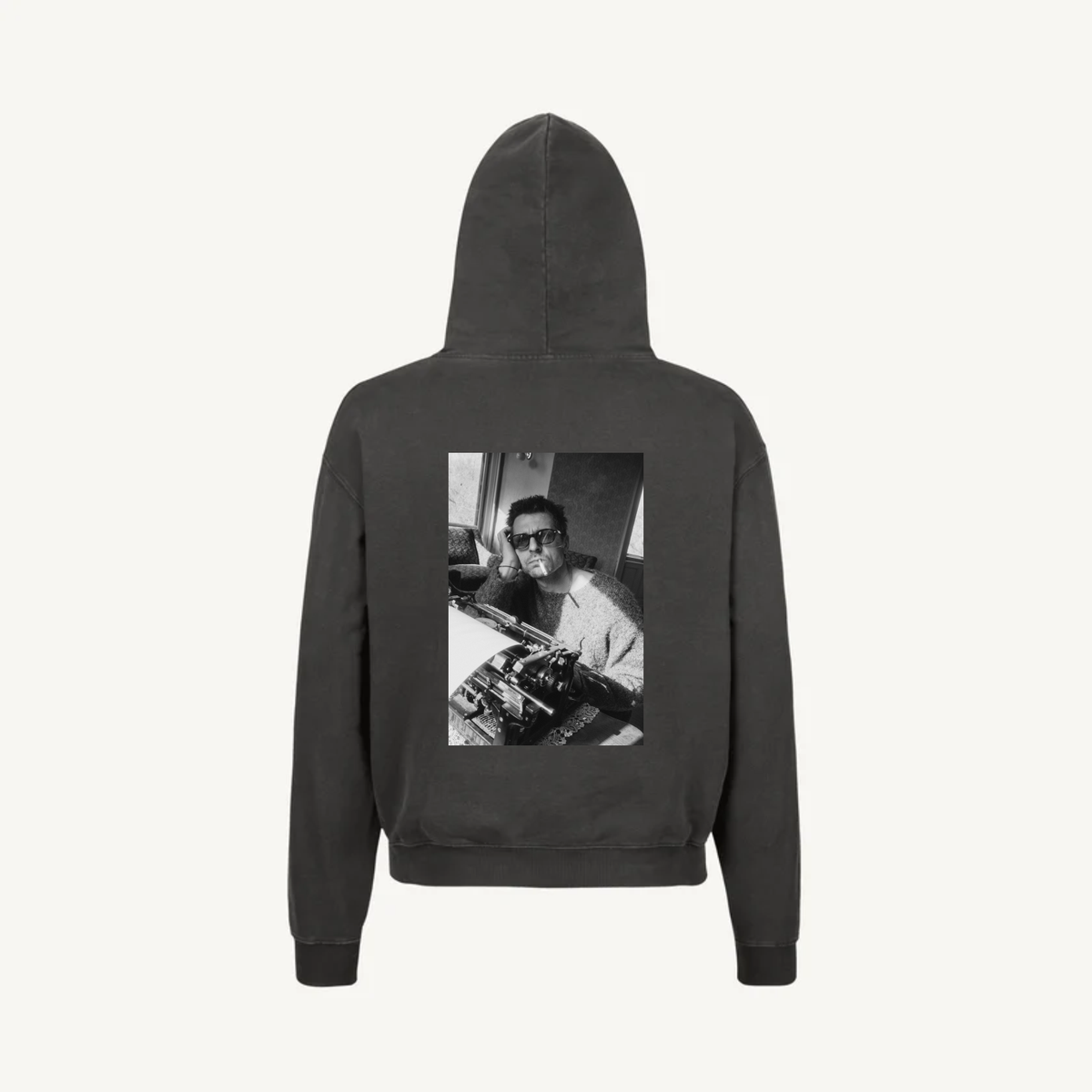 Hoodie Vintage Black Juraj 01