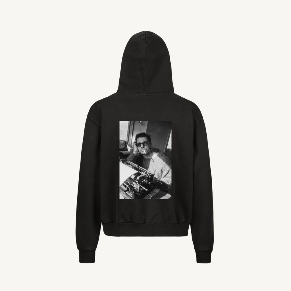 Hoodie Vintage Black Zip Juraj 01