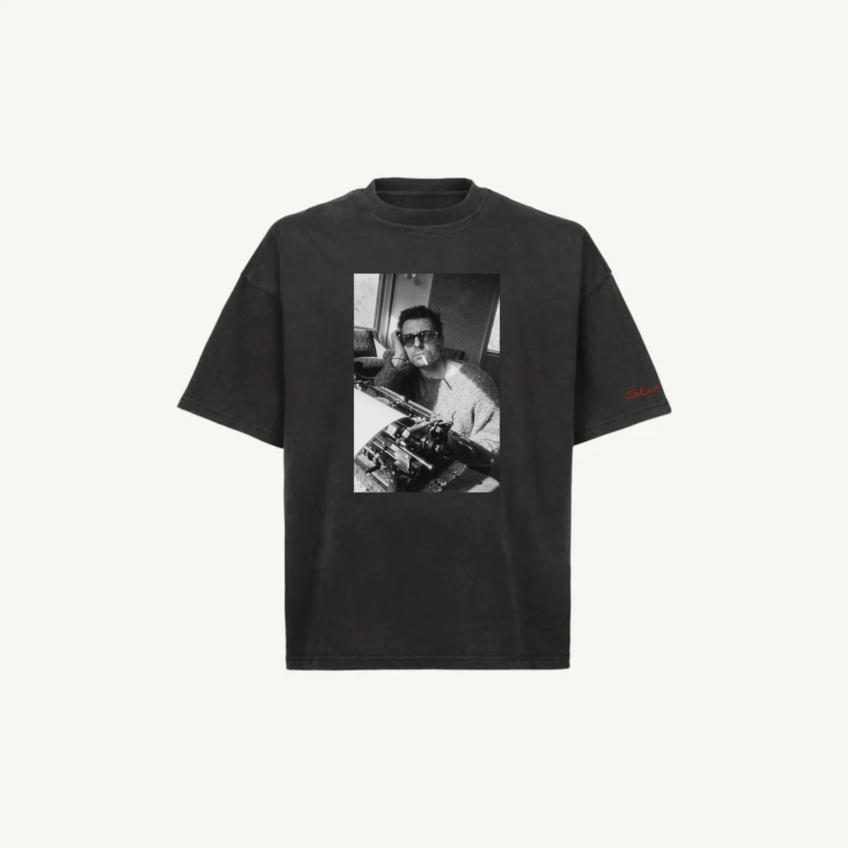 T-Shirt Vintage Black Juraj 01
