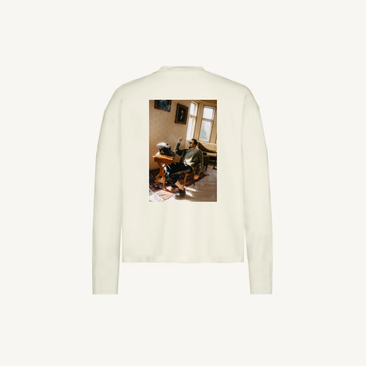 Longsleeve Vintage White Juraj 02