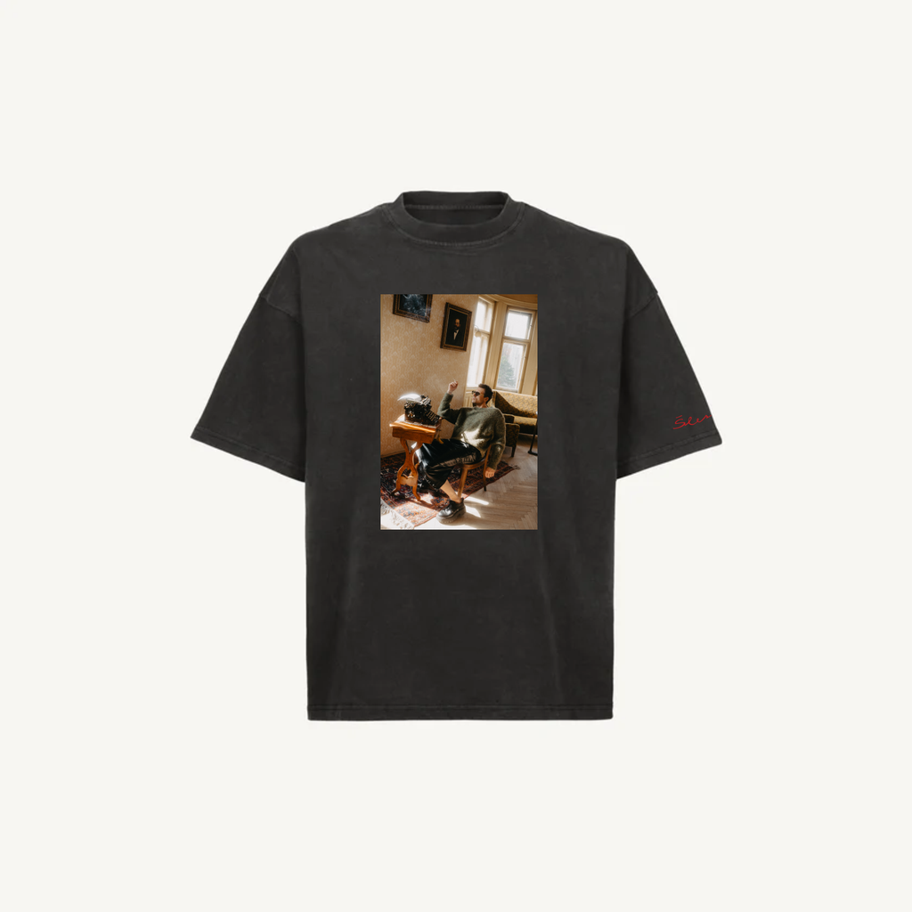 T-Shirt Vintage Black Juraj 02