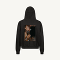 Hoodie Vintage Black Zip Láska 01