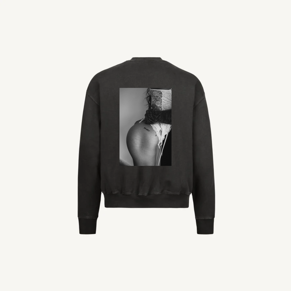 Crewneck Vintage Black Láska 02