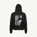 Hoodie Vintage Black Zip Láska 02
