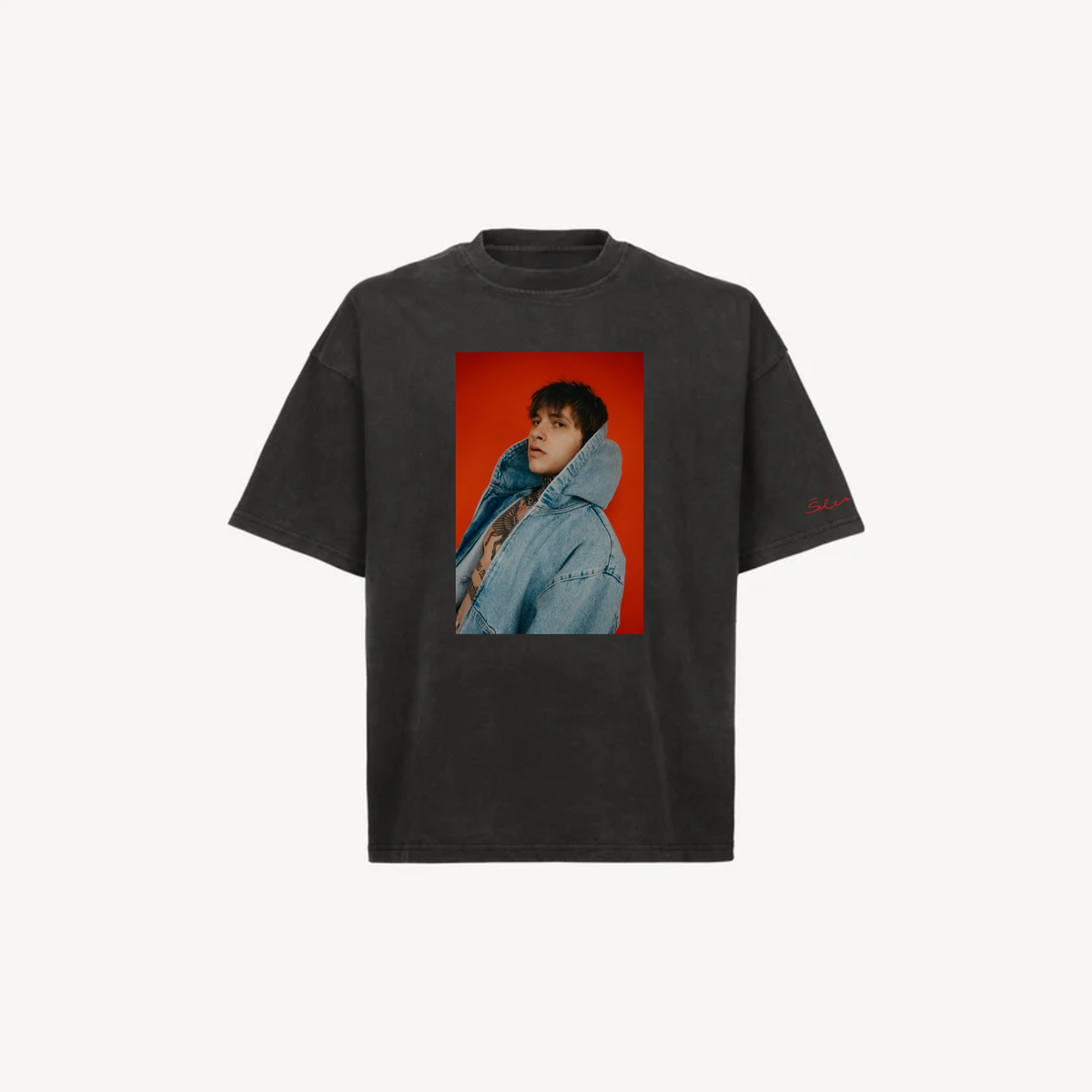 T-Shirt Vintage Black STEIN27 01
