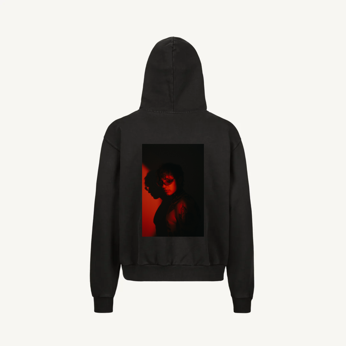 Hoodie Vintage Black Zip STEIN27 02