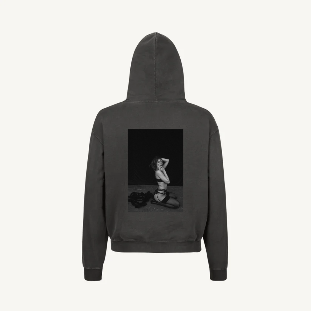 Hoodie Vintage Black Tereza 01