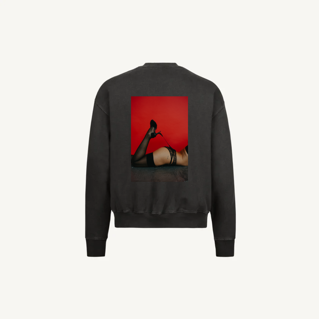 Crewneck Vintage Black Tereza 02