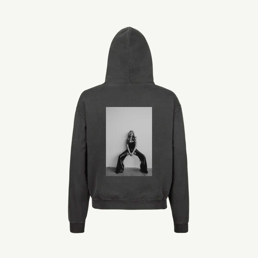 Hoodie Vintage Black Veru 01