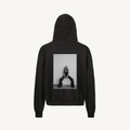 Hoodie Vintage Black Zip Veru 01